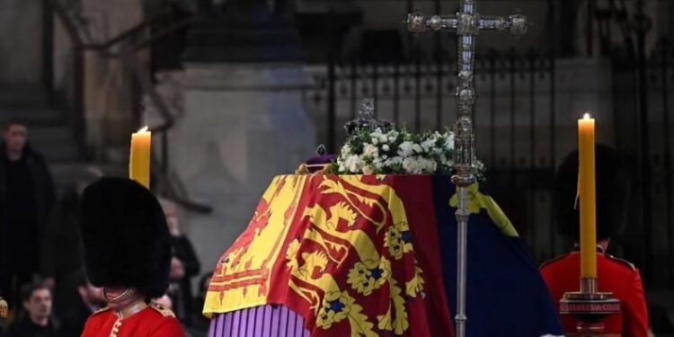 Funeral Reina Isabel II. Foto agencias.