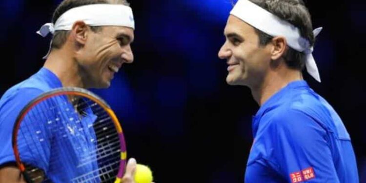 Nadal y Federer. Foto agencias.