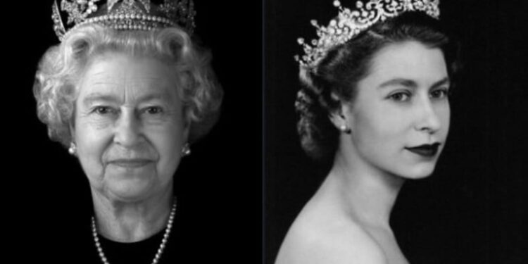Reina Isabel II. Foto @RollingStones