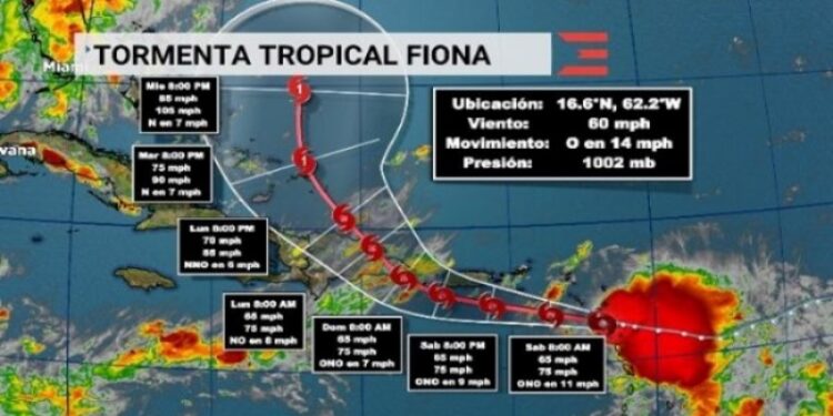 Tormenta Fiona. Foto agencias.