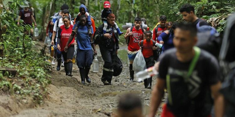 Darién, migrantes venezolanos. Foto EFE Mauricio Dueñas Castañeda