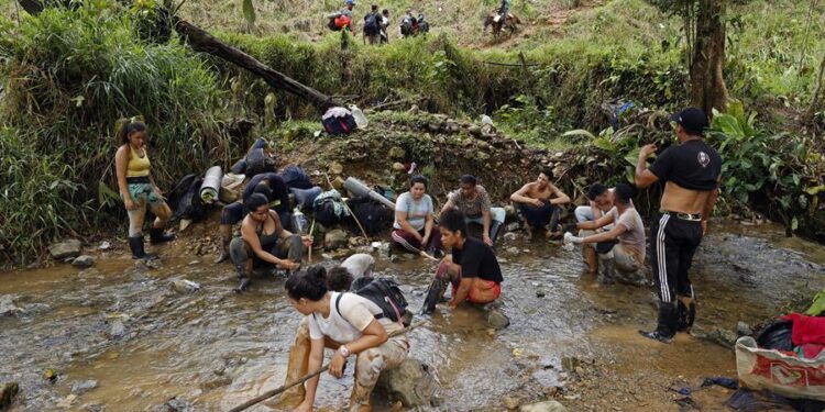 Darién, migrantes venezolanos. Foto EFE Mauricio Dueñas Castañeda