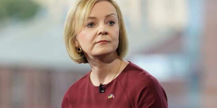 La primera ministra británica, Liz Truss. Foto de archivo.