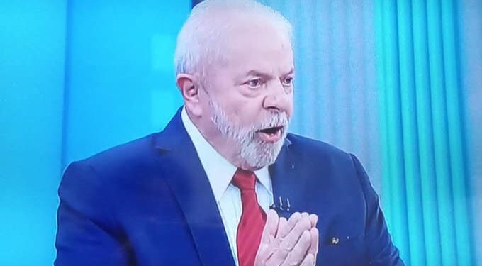 Lula da Silva. Foto captura de video.