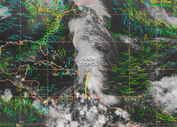 Onda Tropical 47. Foto @Meteovargas