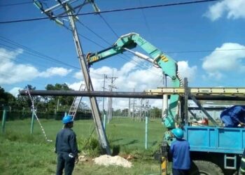 Sistema eléctrico Cuba. Foto @OSDE_UNE