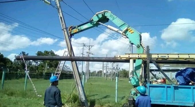 Sistema eléctrico Cuba. Foto @OSDE_UNE