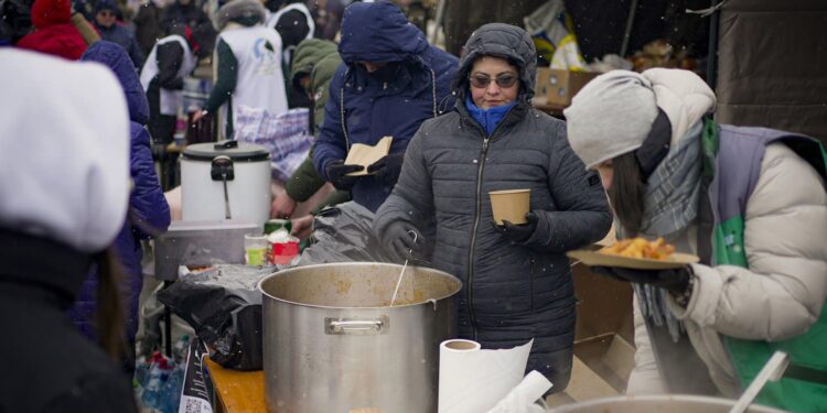 Ucrania, emergencia alimentaria. Foto agencias.