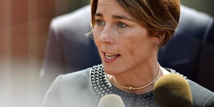 Massachusetts Attorney General Maura Healey speaks about gun violence prevention at the White House in Washington, U.S., May 24, 2016. REUTERS/James Lawler Duggan