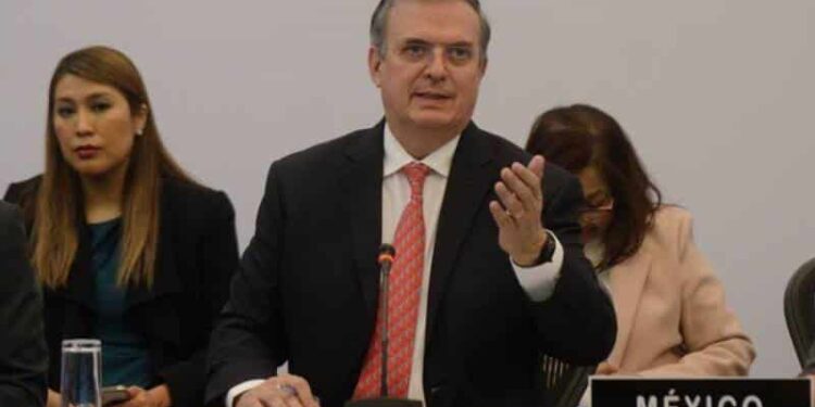 El canciller de México, Marcelo Ebrard. Foto agencias.