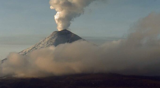 El volcán Cotopaxi. Foto Twitter.