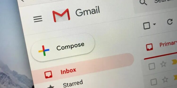 GMail. Foto captura.