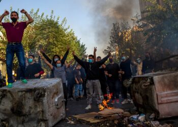 Protestas en Irán. Foto agencias.