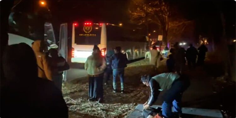 Autobuses de migrantes EEUU. Foto agencias.