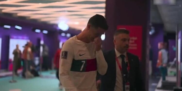 Cristiano Ronaldo. Foto captura de video.