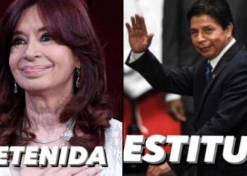 Cristina Kirchner y Pedro Casillo. Foto @Simonovis