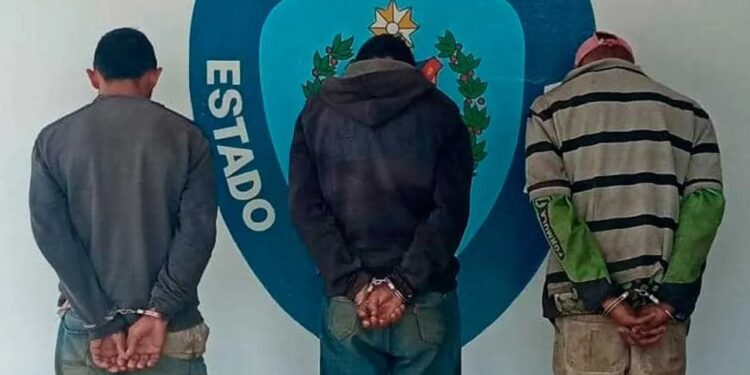 Detenidos por PoliLara, porte de armas. Foto La Prensa de Lara.