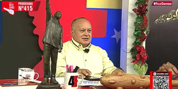 Diosdado Cabello. Foto captura de video.