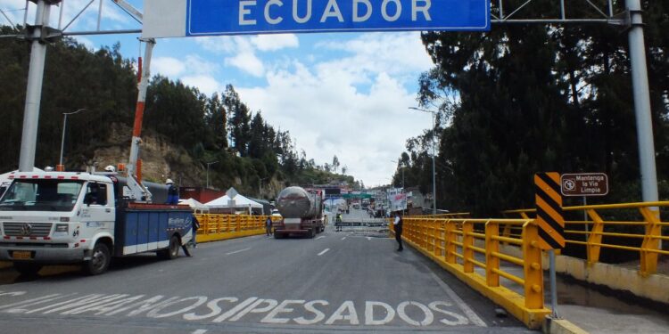 Frontera Ecuador. Foto de archivo.