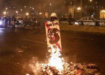 Protestas en Perú. Foto agencias.