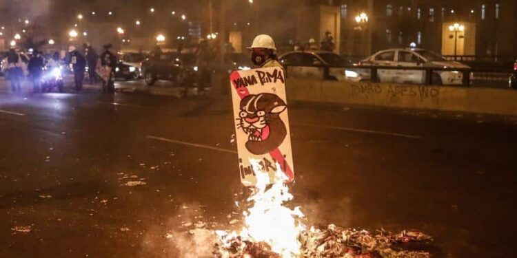 Protestas en Perú. Foto agencias.