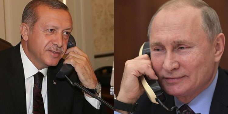 Recep Tayyip Erdogan y Vladímir Putin. Foto de archivo.