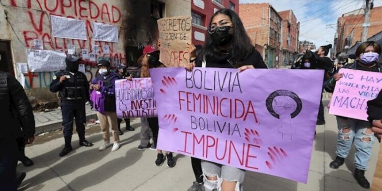 Bolivia. Feminicidios. Foto EFE.