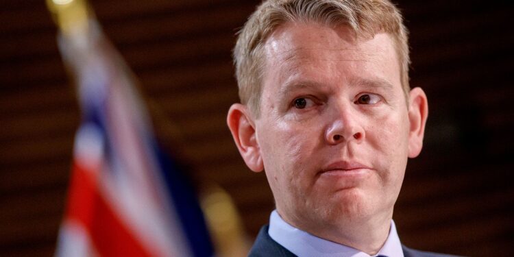 Chris Hipkins. Foto de archivo.