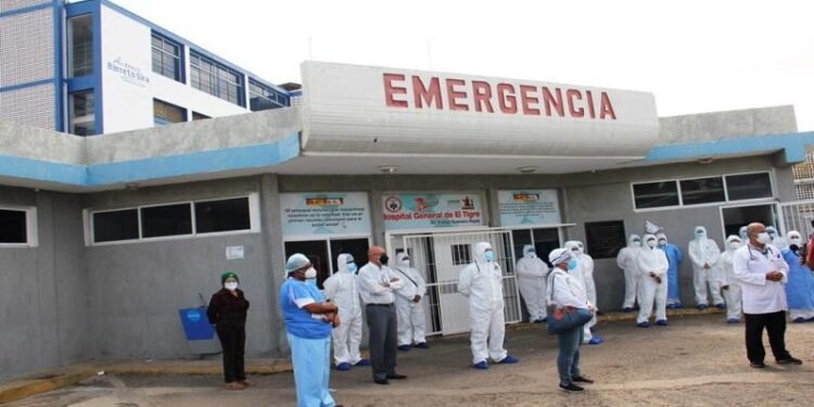 El hospital Dr. Felipe Guevara Rojas, de El Tigre, al sur del estado AnzoáteguI. Foto de archivo.