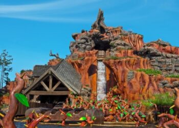 Splash Mountain. Foto de archivo.