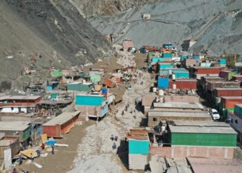 Alud en Perú. Foto agencias.