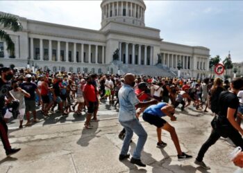 Cuba 18 manifestantes del 11 de julio de 2021. Foto agencias.