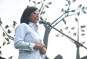 Delcy Rodríguez. Foto @PartidoPSUV