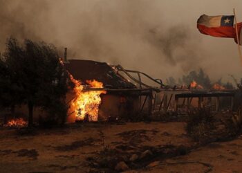 Incendios Chile. Foto agencias.