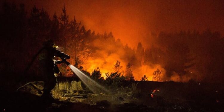 Incendios Chile. Foto agencias.