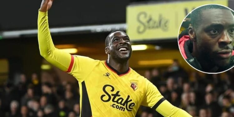 Ken Sema, jugador del Watford de la segunda división del fútbol inglés. Foto Infobae.