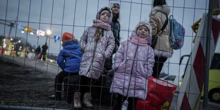 Niños ucranianos. Foto agencias.