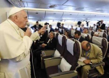 Papa Francisco, conferencia de prensa. Foto agencias