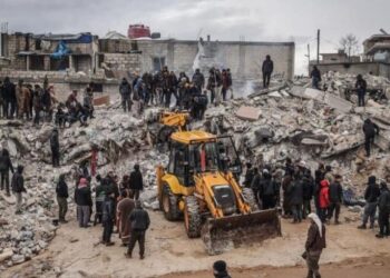 Siria, terremoto. Foto agencias.