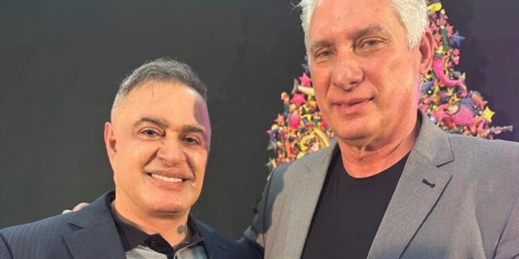 Tarek William Saab y Miguel Díaz-Canel. Foto @TarekWiliamSaab