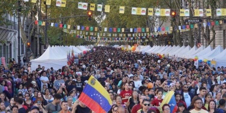 Buenos Aires reunió a miles de personas para celebrar el aporte de la migración venezolana