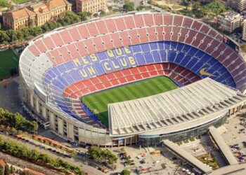 Camp Nou. Foto de archivo.