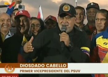 Diosdado Cabello. Foto captura de video.