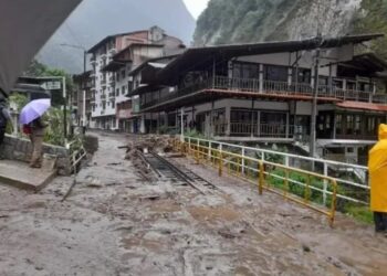 Lluvias en Perú. Foto de archivo.