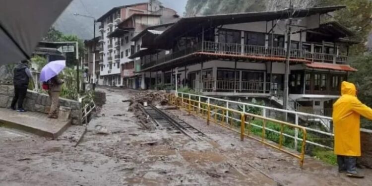 Lluvias en Perú. Foto de archivo.