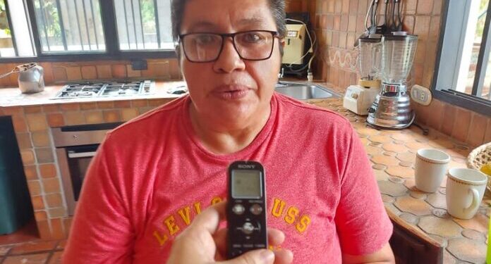 Mary Caballero, activista defensora de derechos humanos en Guasdualito, FudaRedes. Foto Radio Fe y Alegría Noticias.