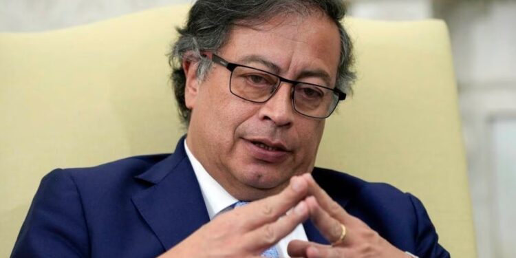 Presidente de Colombia, Gustavo Petro. Foto agencias.