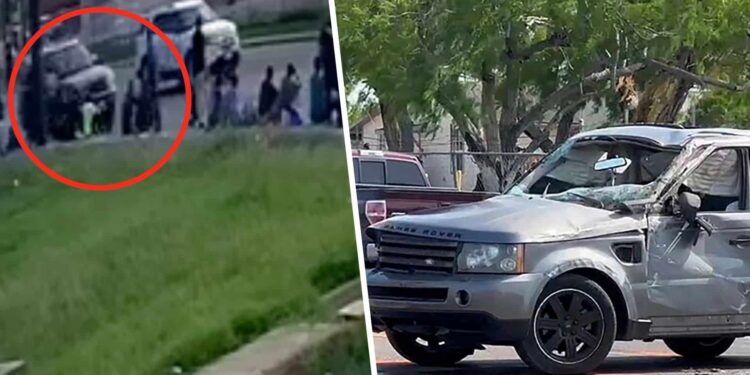 El atropello de venezolanos en Texas. Foto agencias.