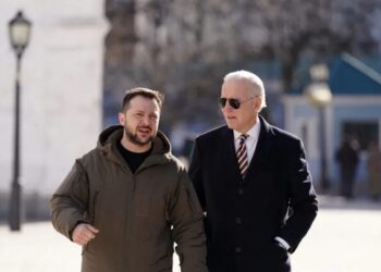 Joe Biden y Volodimir Zelensky. Foto agencias.