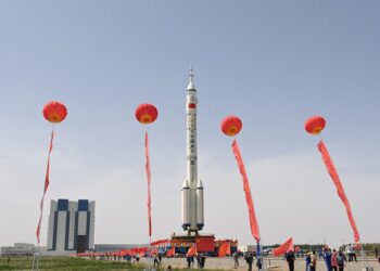 La nave china Shenzhou-16. Foto agencias.